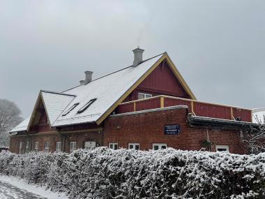 Ryttergråden i sne